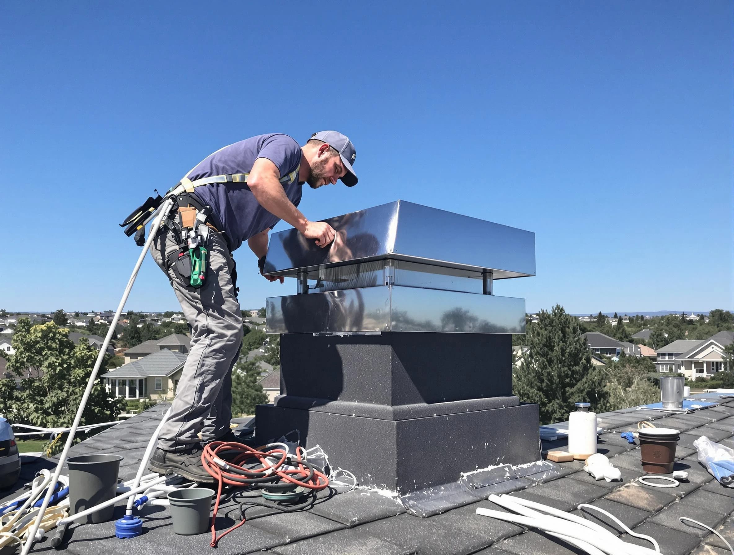 Chimney Cap Services service in Fall River, MA